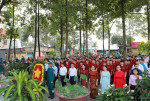 Phường Bình Dương dâng hương tại Bia ghi danh các Mẹ Việt Nam Anh hùng, Anh hùng liệt sĩ trước Lễ đón thanh niên nhập ngũ năm 2026