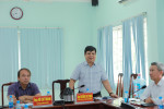 Lãnh đạo phường Bình Dương làm việc với ngân hàng nhà nước và các ngân hàng trên địa bàn phường.