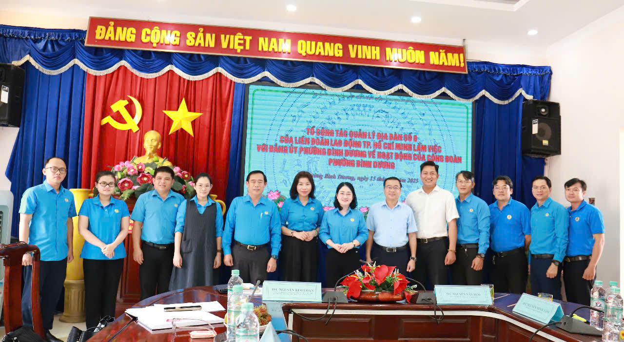 Công đoàn phường Bình Dương- Tiếp tục phát huy tinh thần chủ động, trách nhiệm và phối hợp chặt chẽ với các tổ chức chính trị - xã hội địa phương